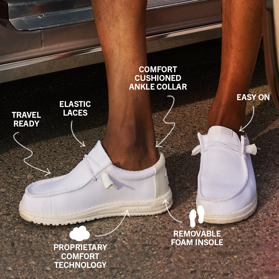 Wally Stretch Sox Wide ÿ White - Image 3