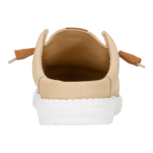 Wally Slip Stretch Canvas ÿ Tan/White - Image 5