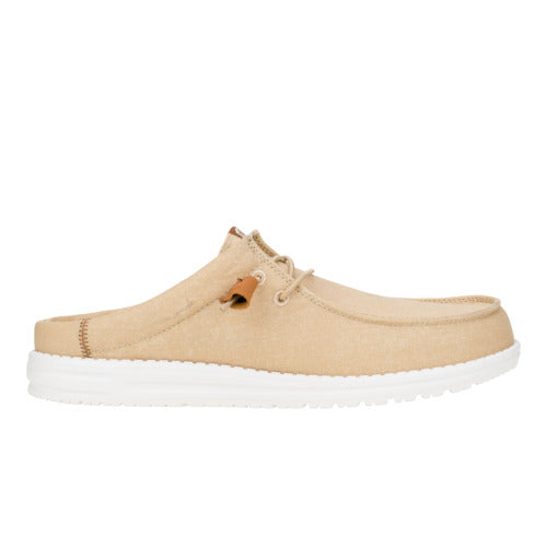Wally Slip Stretch Canvas ÿ Tan/White - Image 7