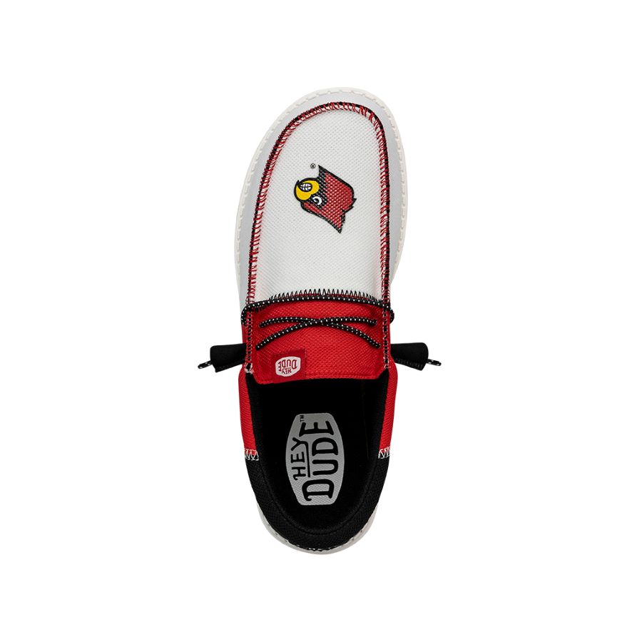 Men's Wally Tri Louisville Cardinals ÿ Louisville Red/Black - Image 7