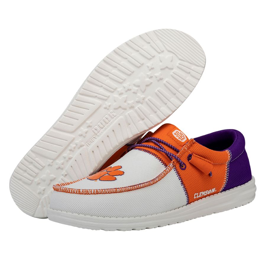 Men's Wally Tri Clemson ÿ Clemson Orange/Purple - Image 4