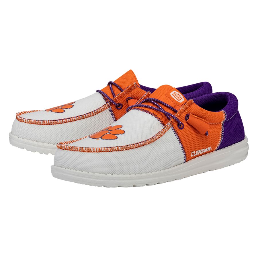 Men's Wally Tri Clemson ÿ Clemson Orange/Purple - Image 3