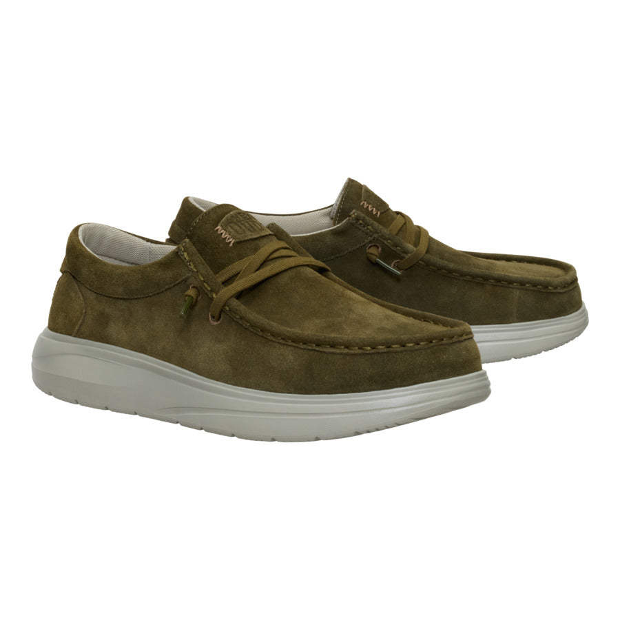 Wally Comf Suede ÿ Dark Olive/Stone Grey - Image 2