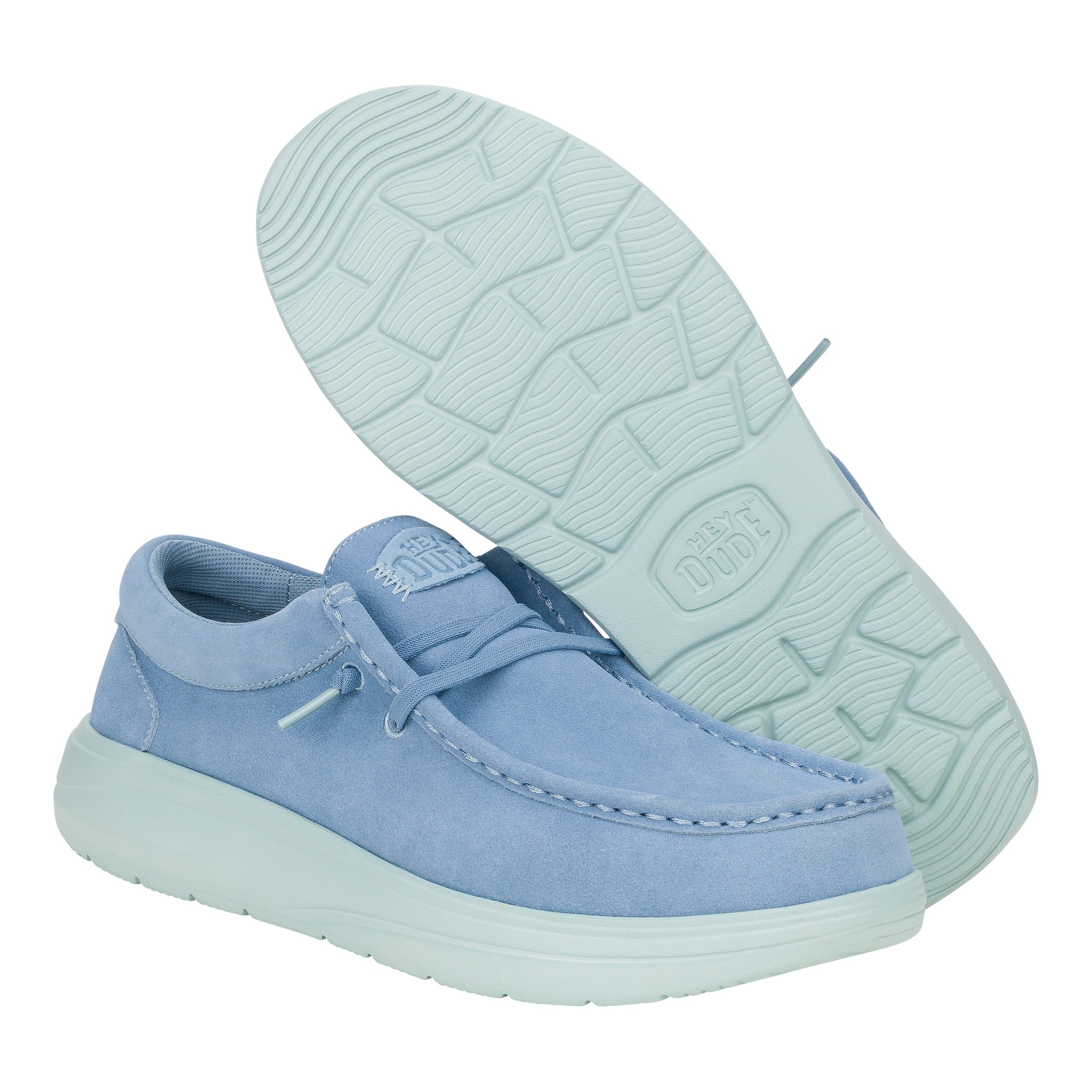 Wally Comf Suede ÿ Faded Denim/Cloud Blue - Image 3