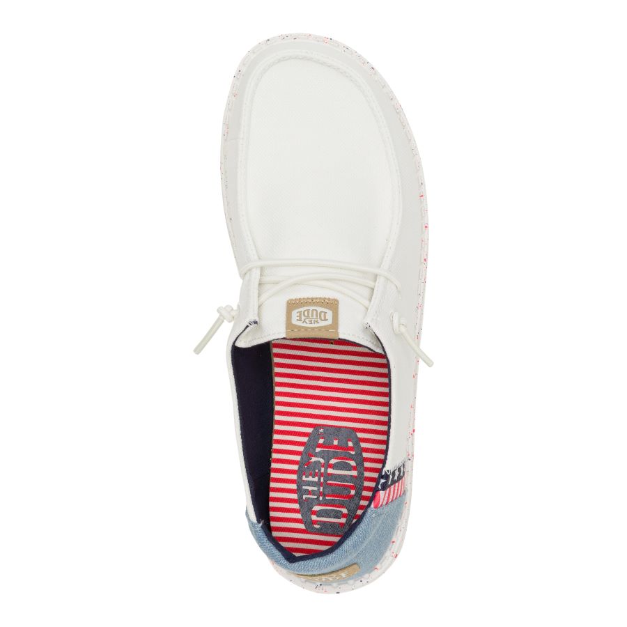 Wendy Americana Splatter ÿ White/Blue - Image 6