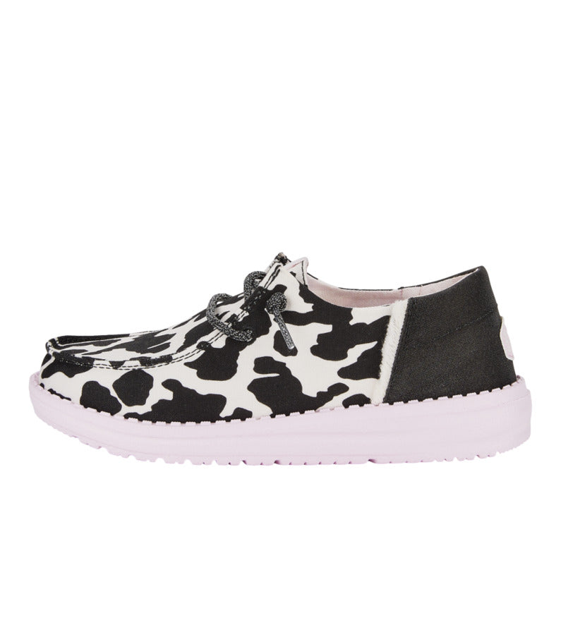 Wendy Funk Youth Cow ÿ Black/Pink