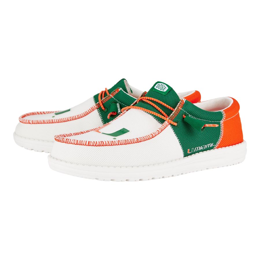 Wally Tri U of Miami ÿ Miami Deep Green/Orange - Image 3