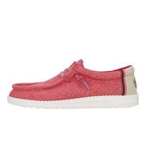 Wally Jute ÿ Claret Red/Silver Birch