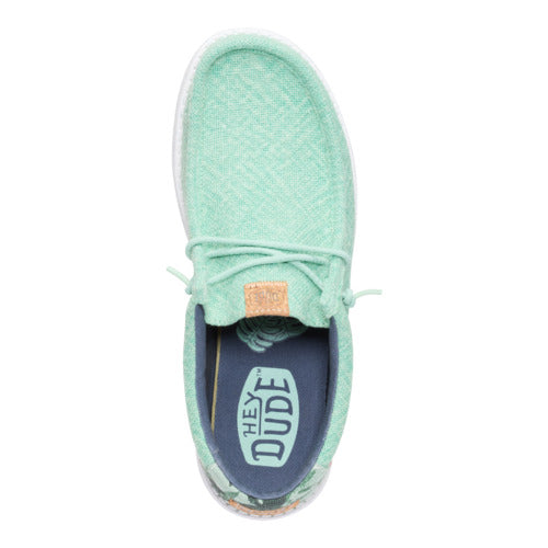 Wally Palm Jute ÿ Dawn Blue/Celadon Green - Image 6