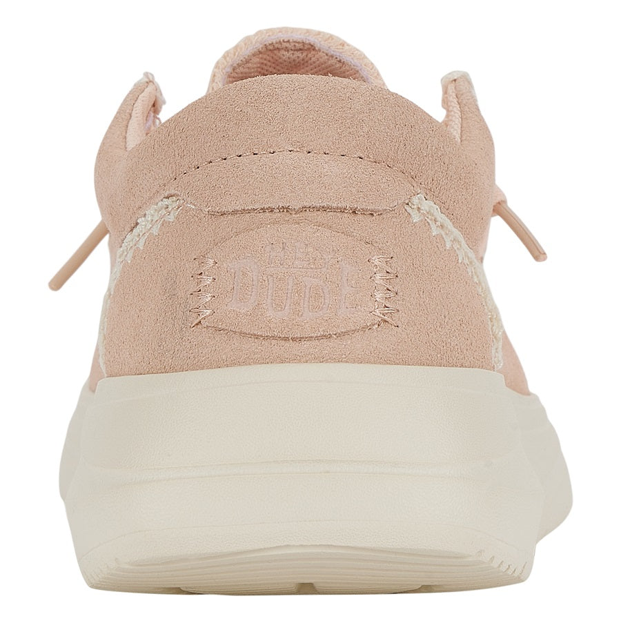 Wendy Comf Suede Crochet ÿ Pale Pink/Multi - Image 6