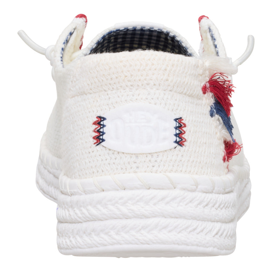 Wendy Espadrille Americana ÿ White - Image 5