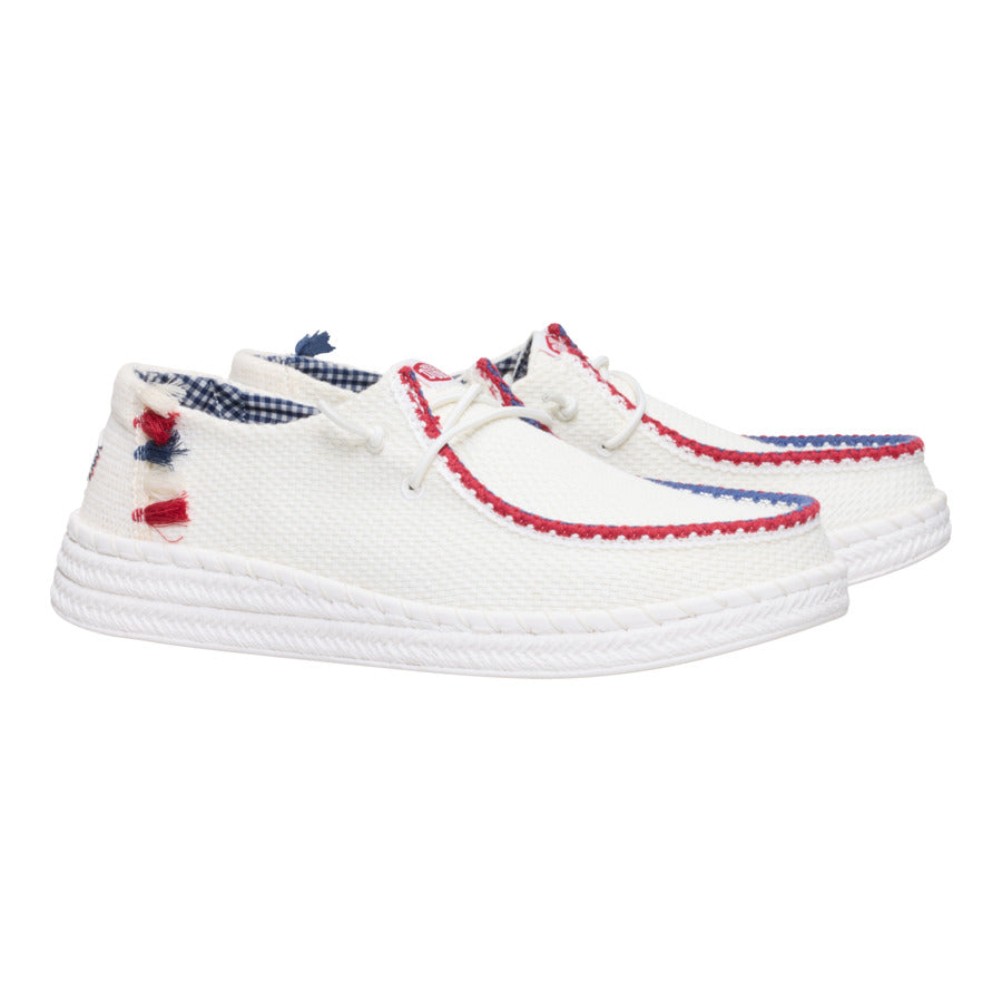Wendy Espadrille Americana ÿ White - Image 2