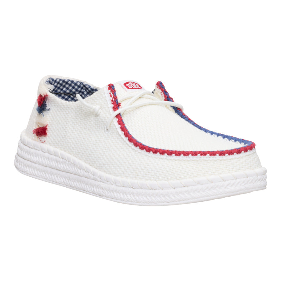 Wendy Espadrille Americana ÿ White - Image 7