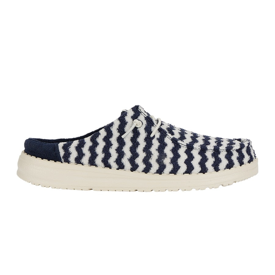 Wendy Slip Terry Stripe ÿ Navy Blazer/Egret - Image 8