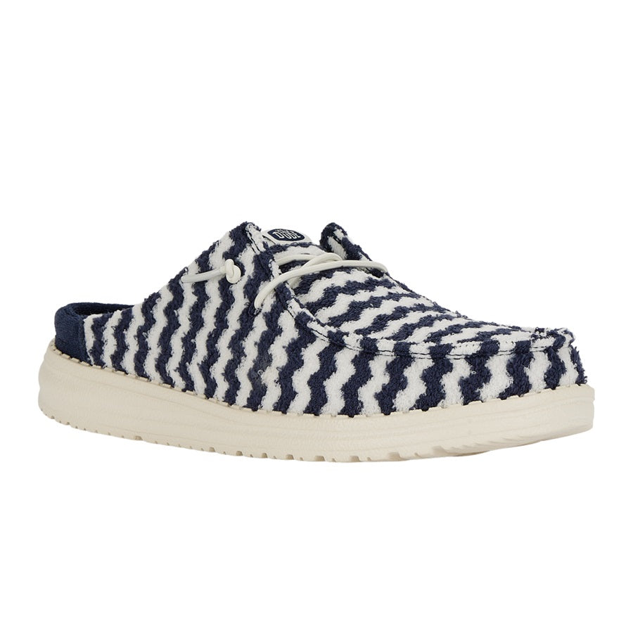 Wendy Slip Terry Stripe ÿ Navy Blazer/Egret - Image 7