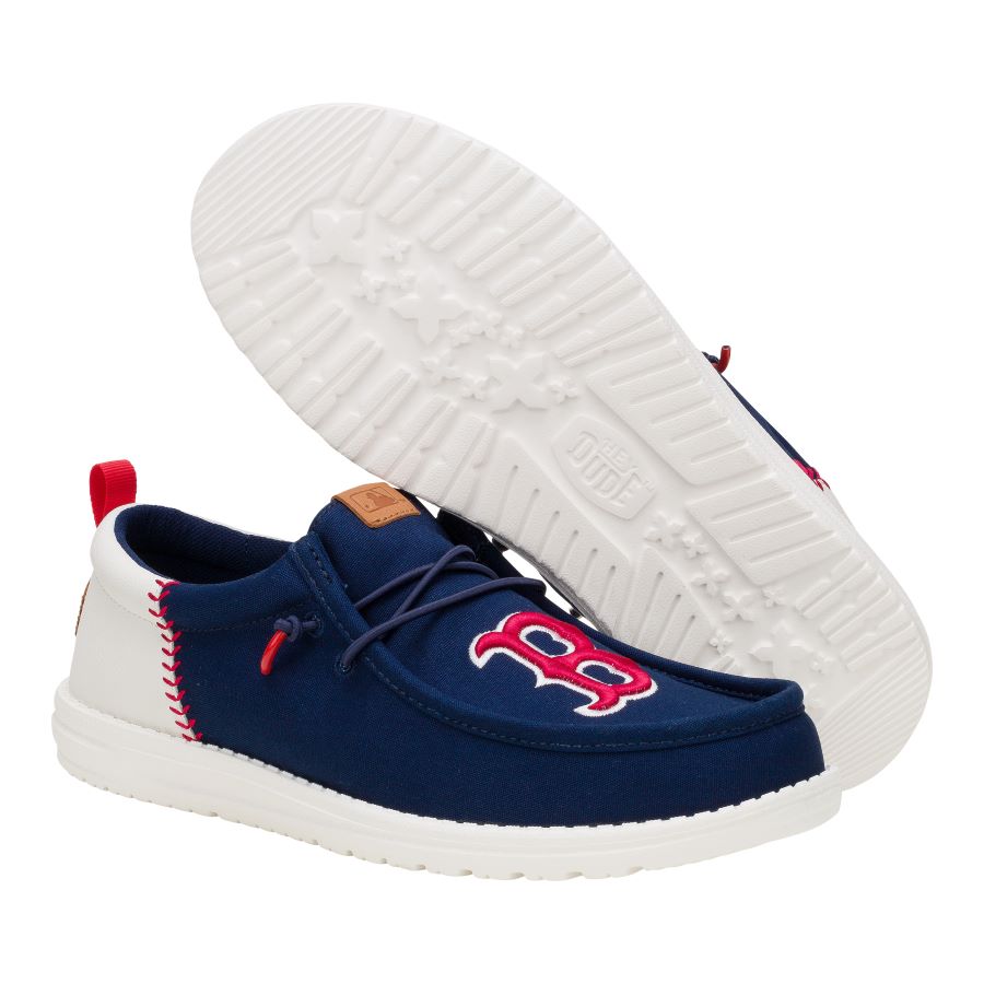 MLB Red Sox Wally Funk ÿ Red Sox Navy/White - Image 4