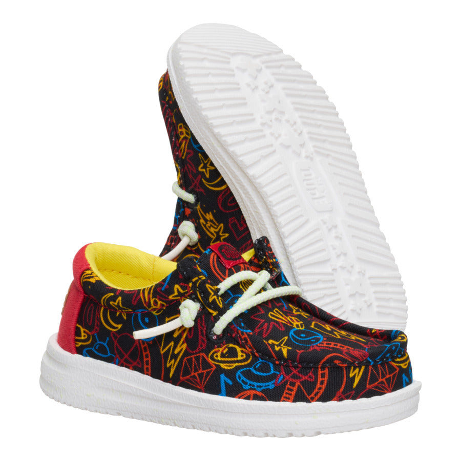 Wally Toddler Space Glow ÿ Black/Red - Image 3