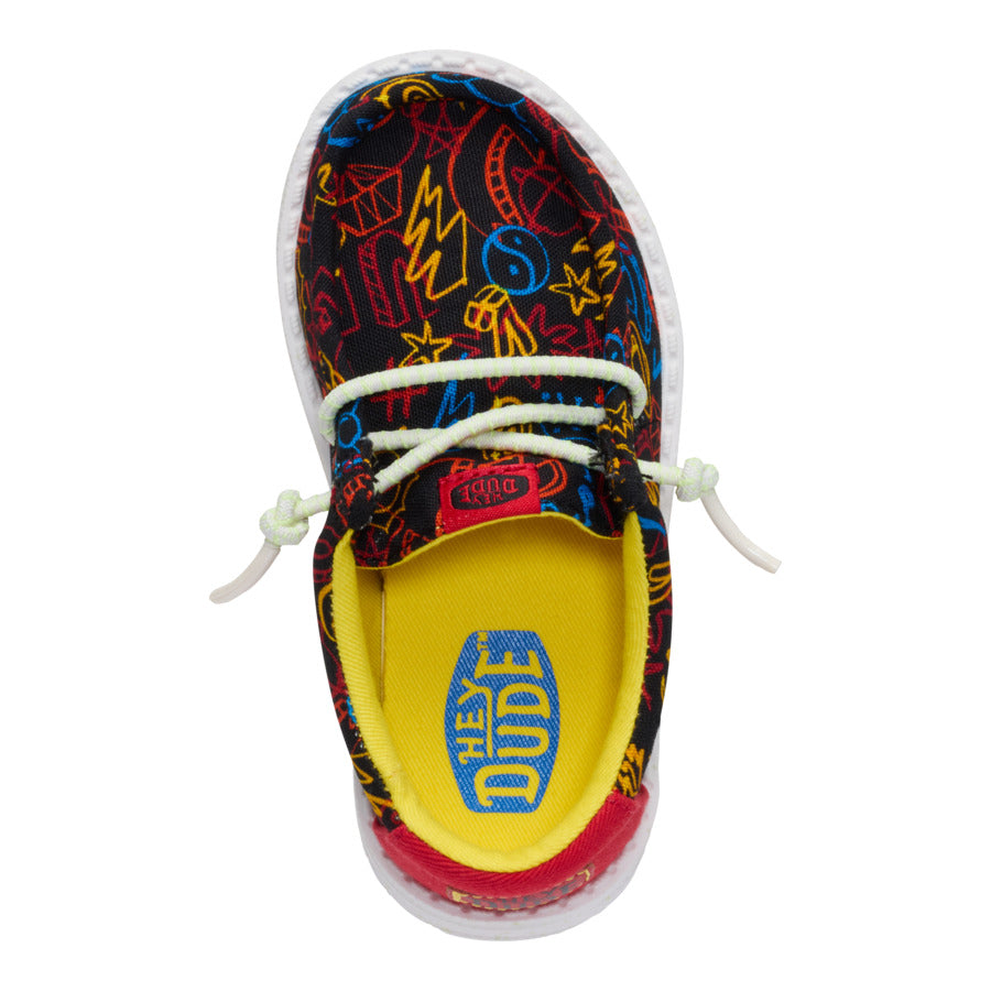 Wally Toddler Space Glow ÿ Black/Red - Image 6
