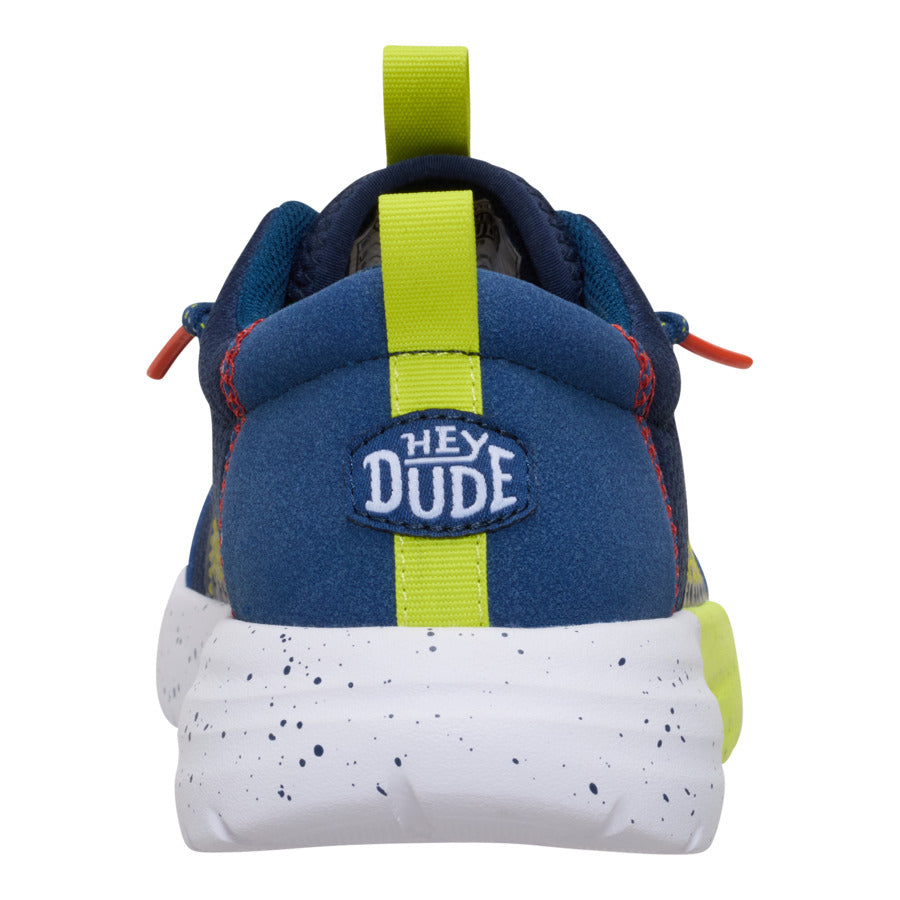 Sirocco Play Youth Sport Stripe ÿ Navy/Lime - Image 5