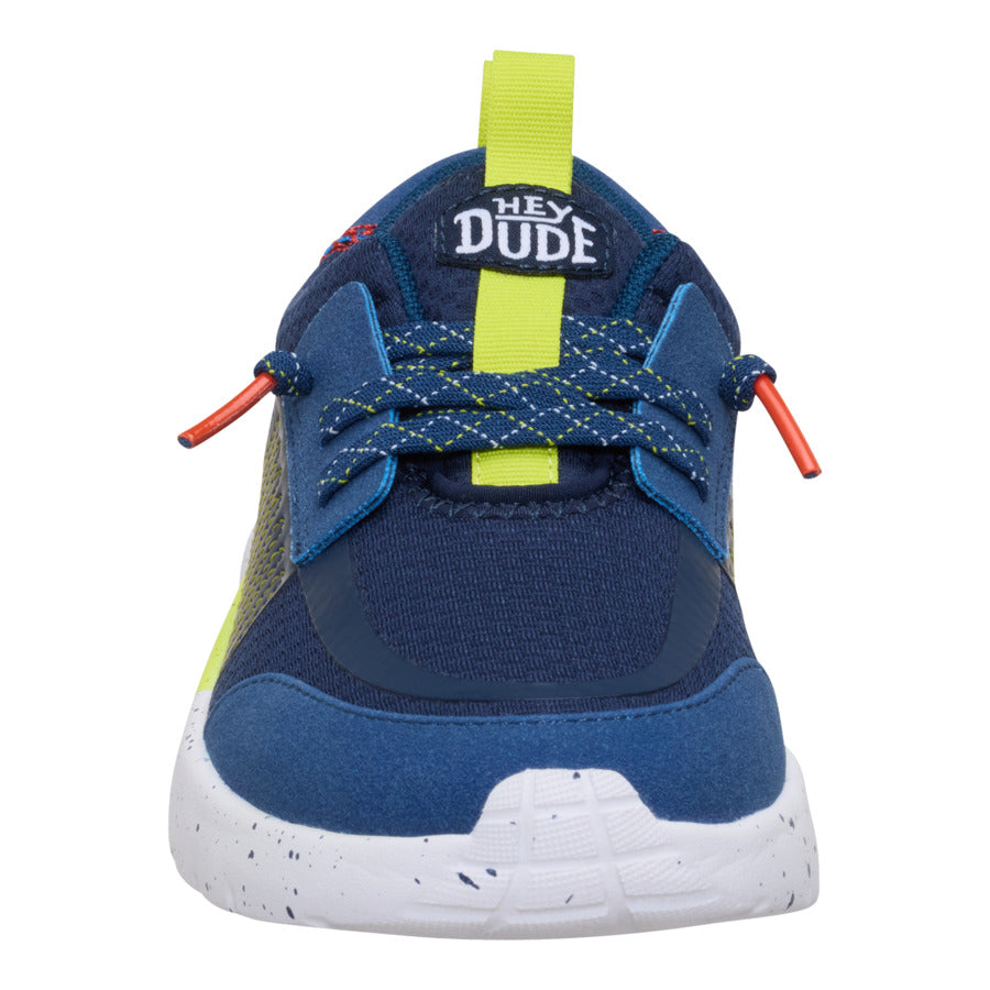 Sirocco Play Youth Sport Stripe ÿ Navy/Lime - Image 4