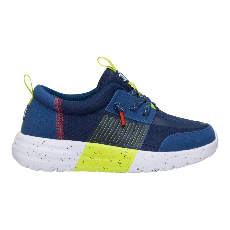Sirocco Play Youth Sport Stripe ÿ Navy/Lime - Image 8