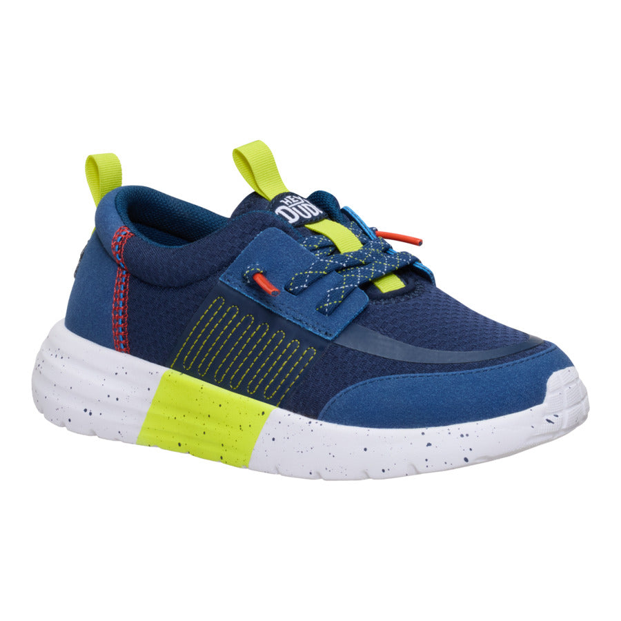 Sirocco Play Youth Sport Stripe ÿ Navy/Lime - Image 7