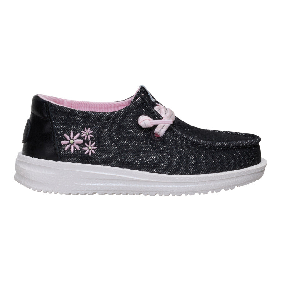Wendy Toddler Shimmer Flower ÿ Charcoal - Image 8