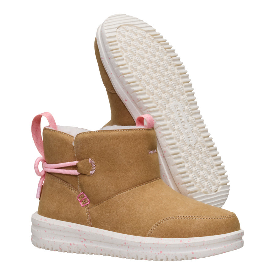 Camden Bow Boot Youth Cozy ÿ Chestnut - Image 3