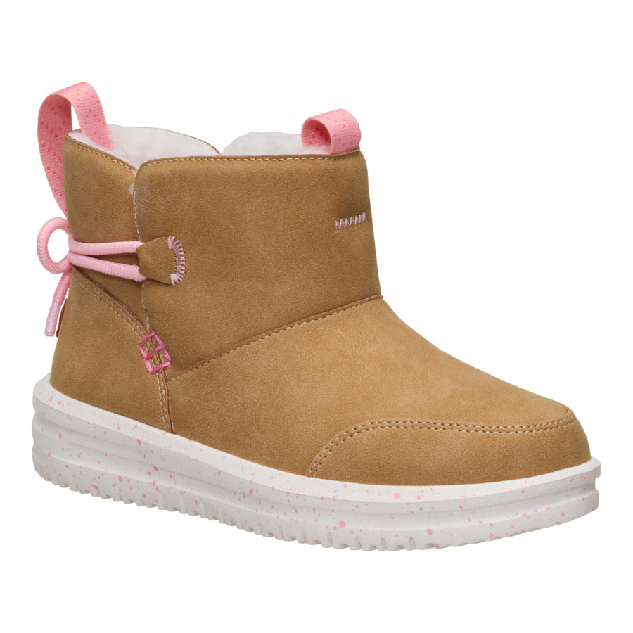 Camden Bow Boot Youth Cozy ÿ Chestnut - Image 7