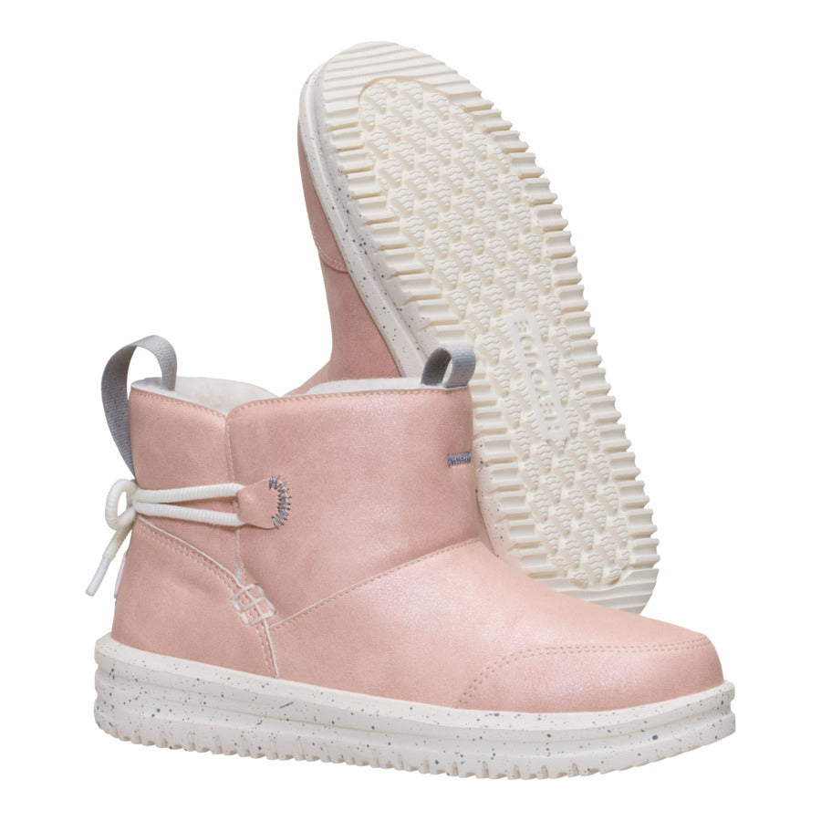 Camden Bow Boot Youth Cozy ÿ Sparkle Pink - Image 3
