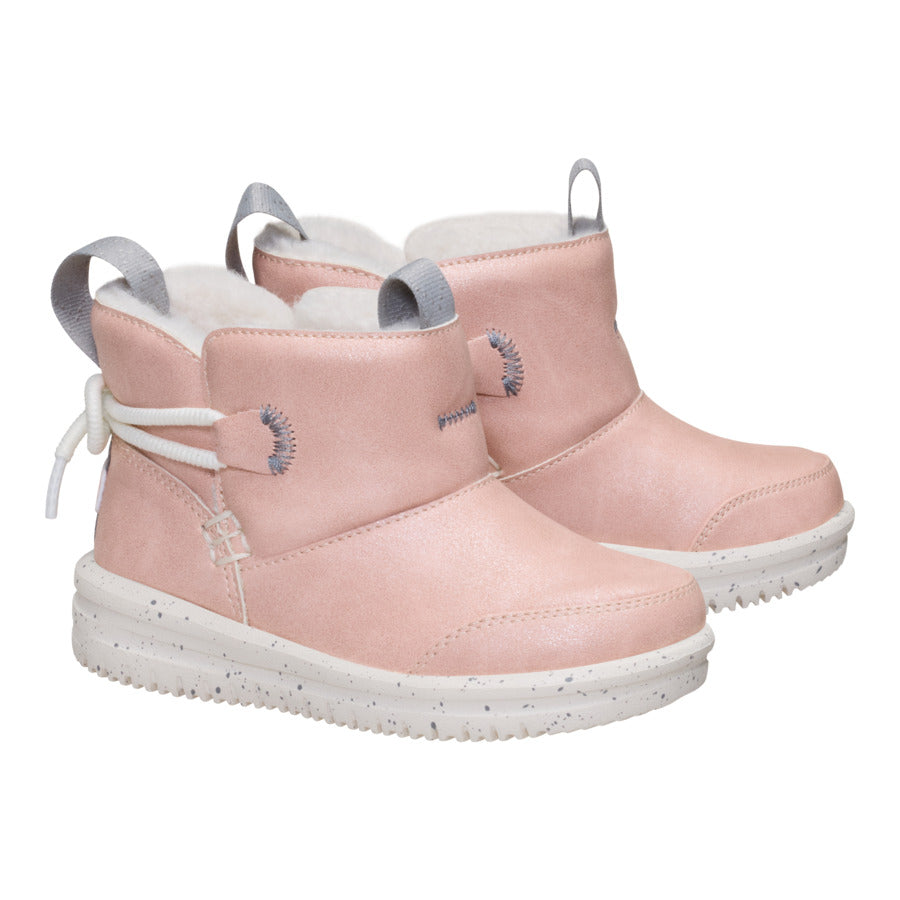Camden Bow Boot Toddler Cozy ÿ Sparkle Pink - Image 2