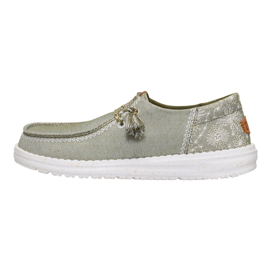 Wendy Funk Embroidered Floral ÿ Olive