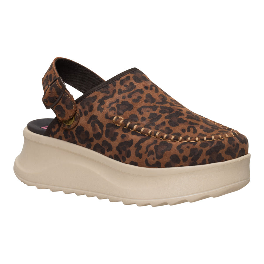 Delray Clog Suede ÿ Brown Leopard - Image 9
