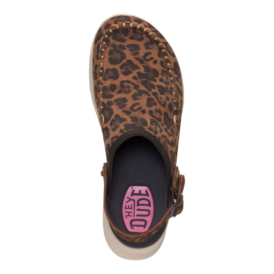 Delray Clog Suede ÿ Brown Leopard - Image 7