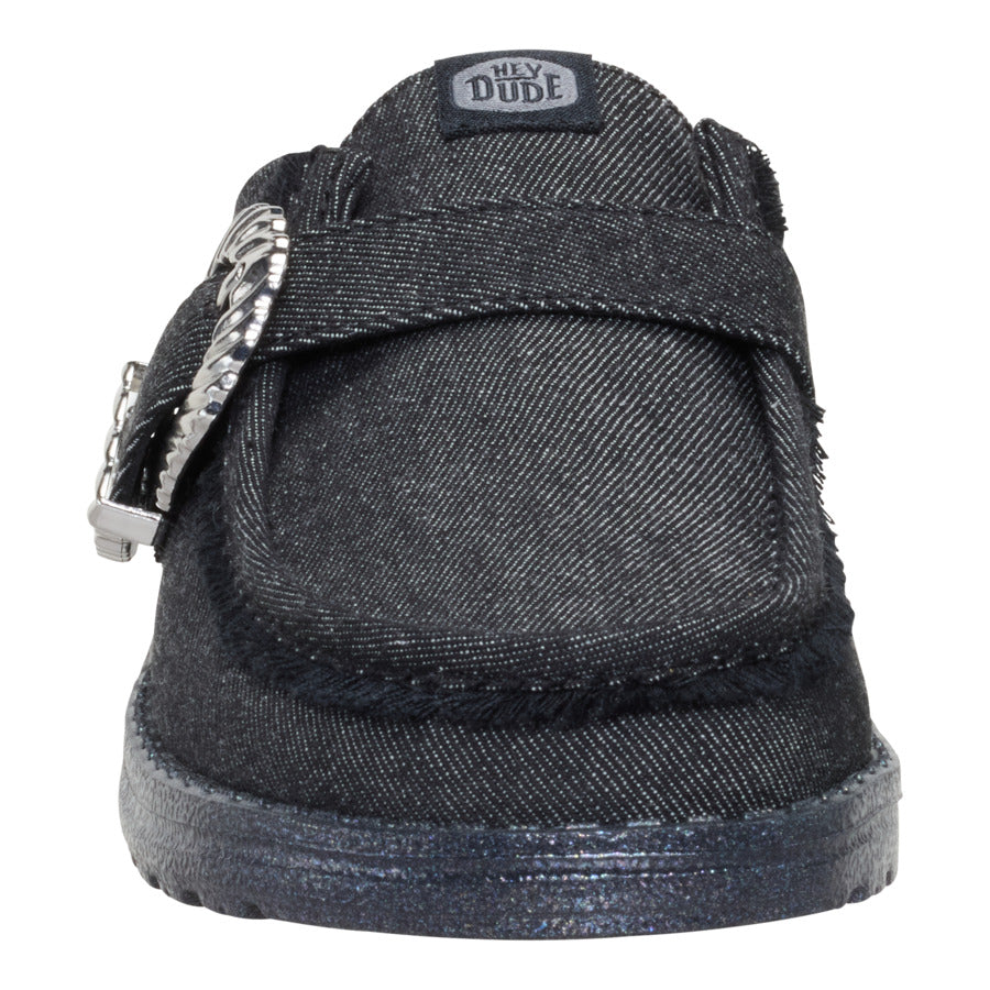 Wendy Slip Buckle Denim ÿ Black/Black - Image 4