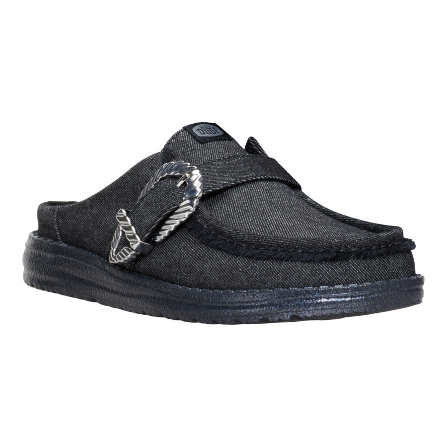 Wendy Slip Buckle Denim ÿ Black/Black - Image 7