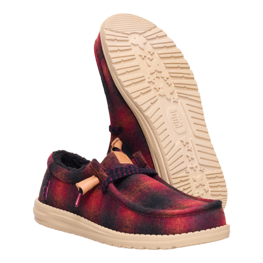 Wally Cozy Plaid ÿ Red Plaid/Black - Image 3