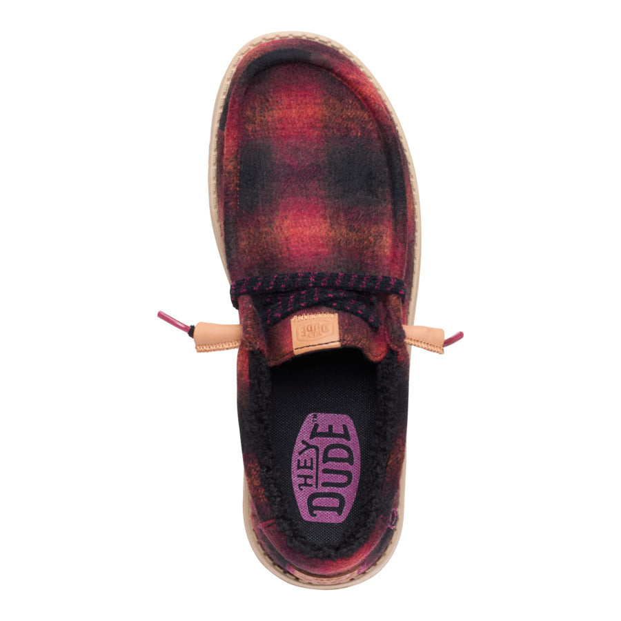 Wally Cozy Plaid ÿ Red Plaid/Black - Image 6