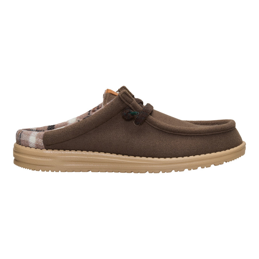 Wally Slip Cozy Plaid ÿ Major Brown/Multi - Image 8