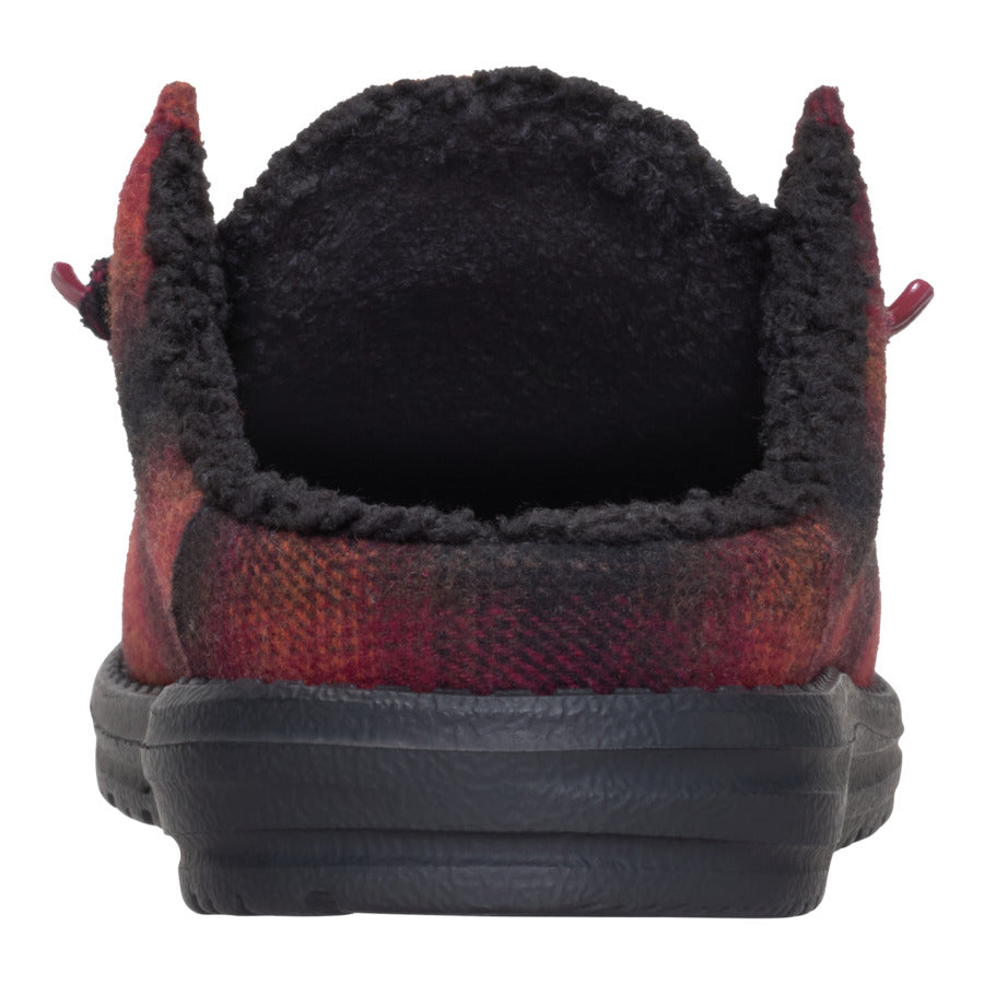 Wally Slip Cozy Plaid ÿ Red Plaid/Black - Image 5