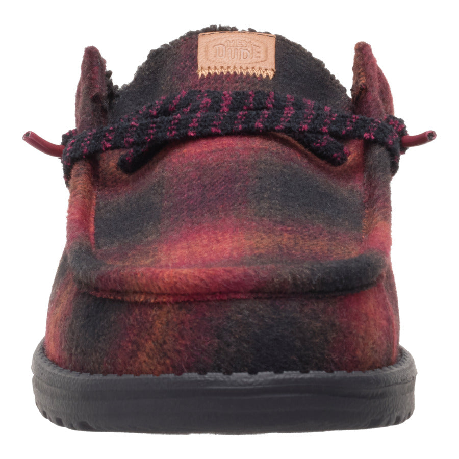 Wally Slip Cozy Plaid ÿ Red Plaid/Black - Image 4