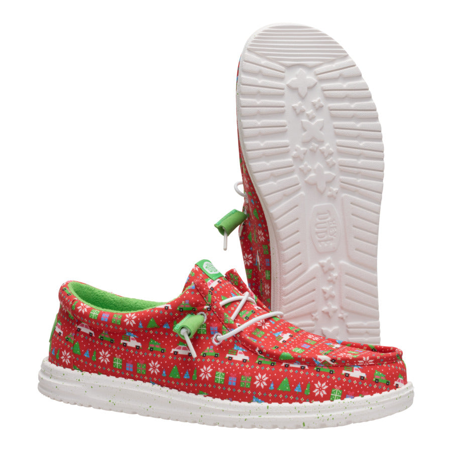 Wally Holiday Sweater - Red/Green/Multi - Image 3