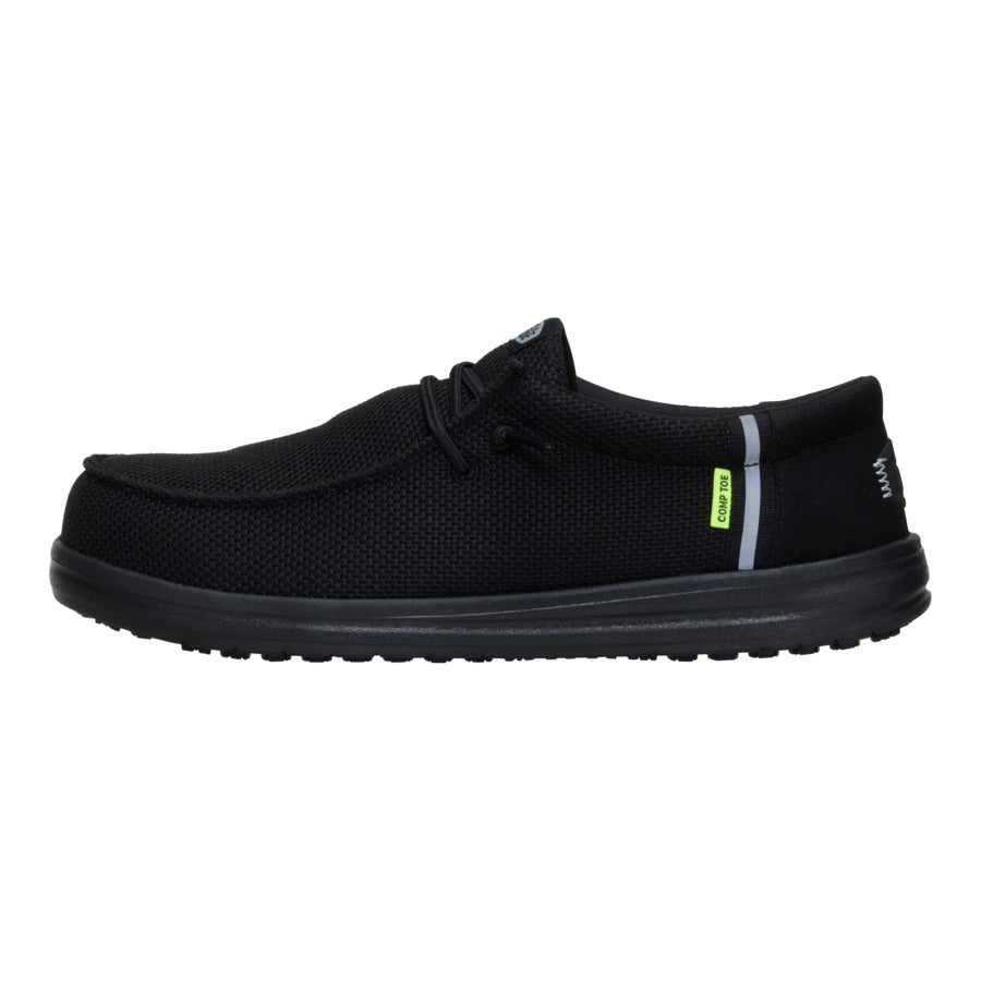 Wally Work Comp Toe ÿ Black/Black