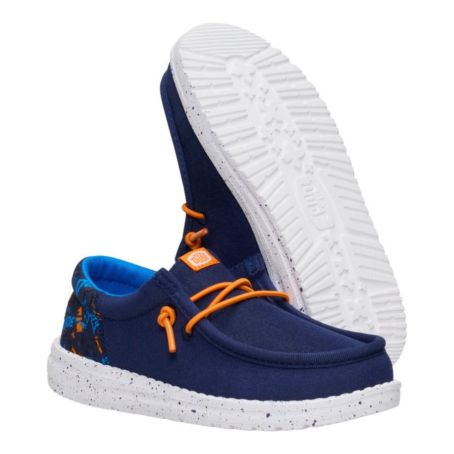 Wally Funk Youth Game On ÿ Navy/Multi - Image 3