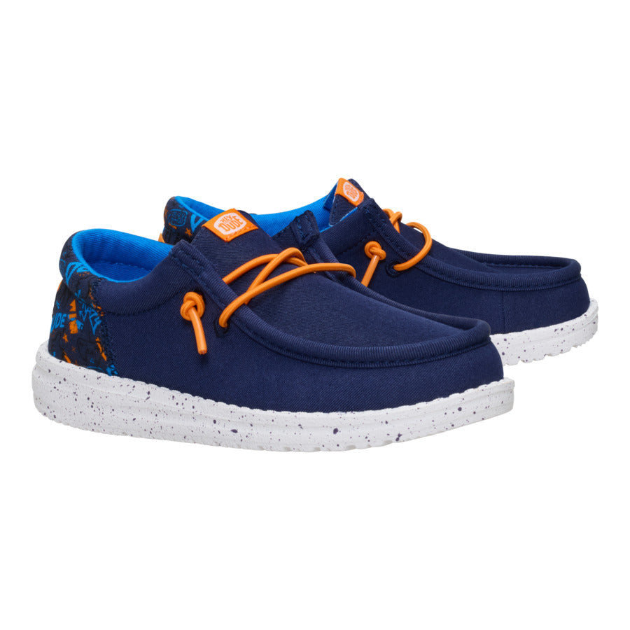 Wally Funk Youth Game On ÿ Navy/Multi - Image 2