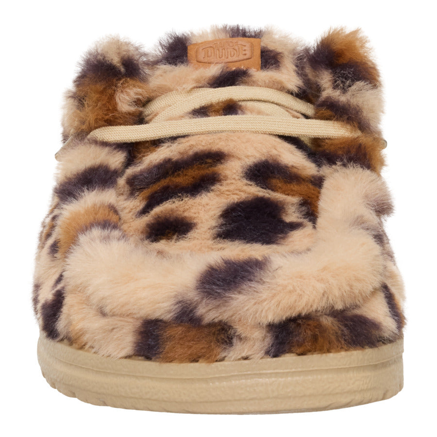 Wendy Slipper Leo Fur ÿ Tan/Multi - Image 4
