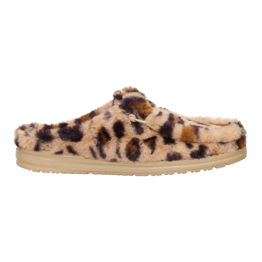 Wendy Slipper Leo Fur ÿ Tan/Multi - Image 8