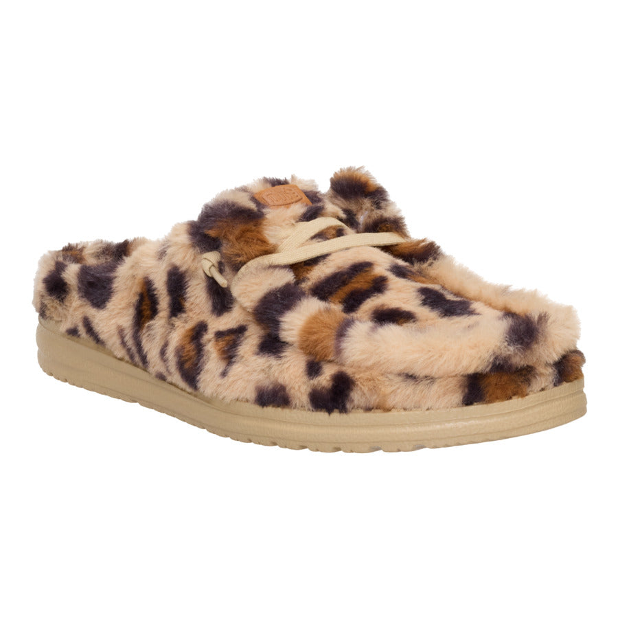 Wendy Slipper Leo Fur ÿ Tan/Multi - Image 7