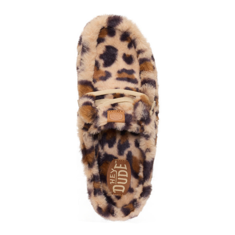 Wendy Slipper Leo Fur ÿ Tan/Multi - Image 6