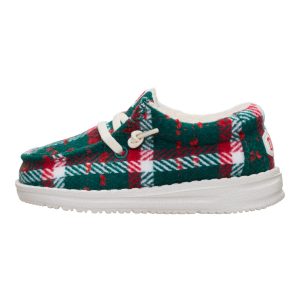 Wally Toddler Confetti Plaid Cozy ÿ Red/Green/Multi